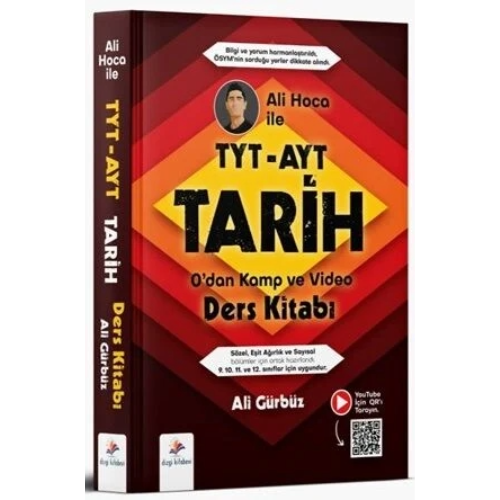 2026 Ali Hoca İle TYT-AYT Tarih Sıfırdan Kamp Ve Video Ders Kitabı- Dizgi Kitap Yayınları