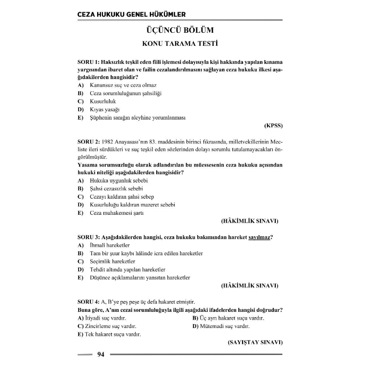 Ceza Hukuku Genel Hükümler 4. Baskı Monopol Yayınları