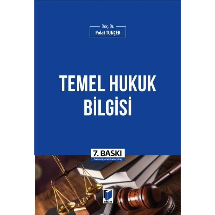 Temel Hukuk Bilgisi Adalet Yayınevi