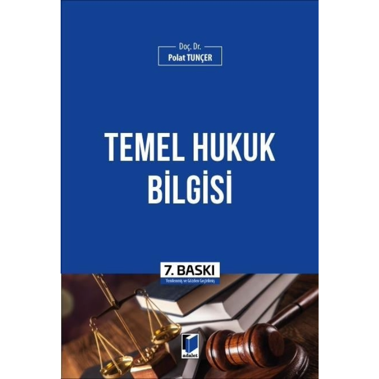 Temel Hukuk Bilgisi Adalet Yayınevi