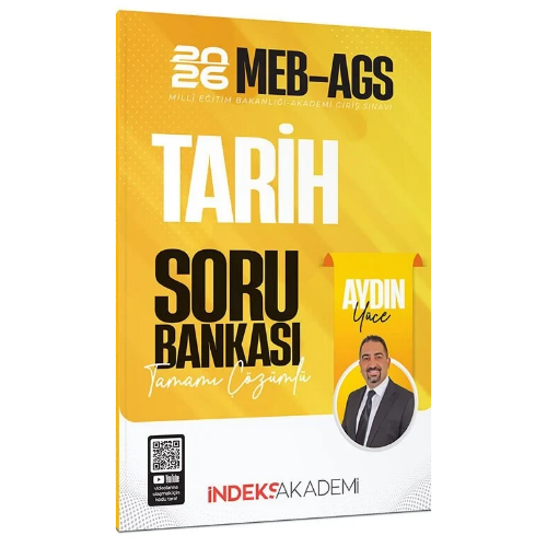 2026 MEB-AGS Tarih Soru Bankası Çözümlü - Aydın Yüce İndeks Akademi Yayıncılık