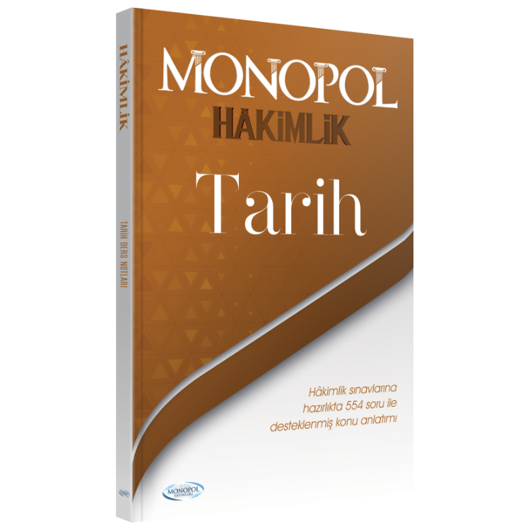 2024 Hakimlik Tarih Ders Notları ve Soruları Monopol Yayınları