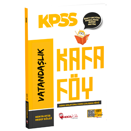 KPSS Vatandaşlık Konu Anlatımlı Kafa Föy Hoca Kafası Yayınları