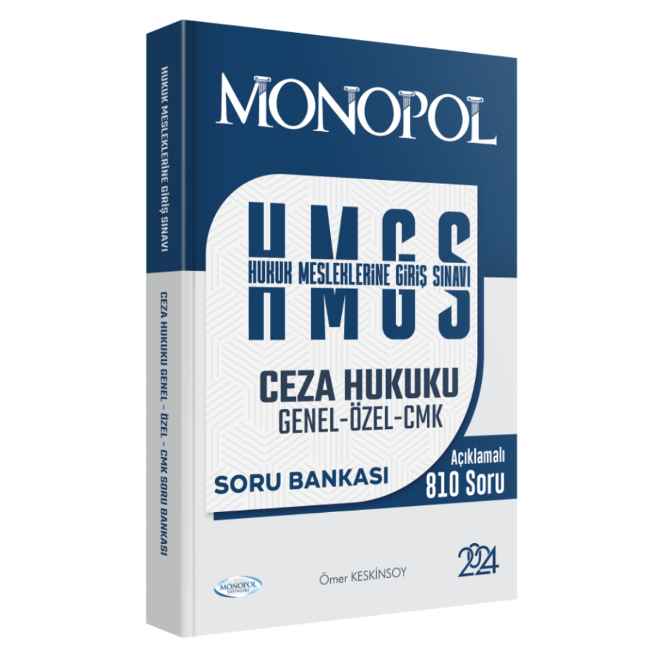 HMGS Ceza Hukuku Genel – Özel – CMK Soru Bankası Monopol Yayınları
