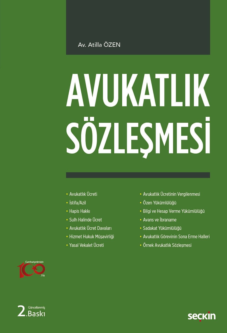 Avukatlık Sözleşmesi Seçkin Yayınevi