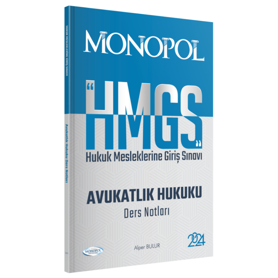 HMGS Avukatlık Hukuku Ders Notları Monopol Yayınları