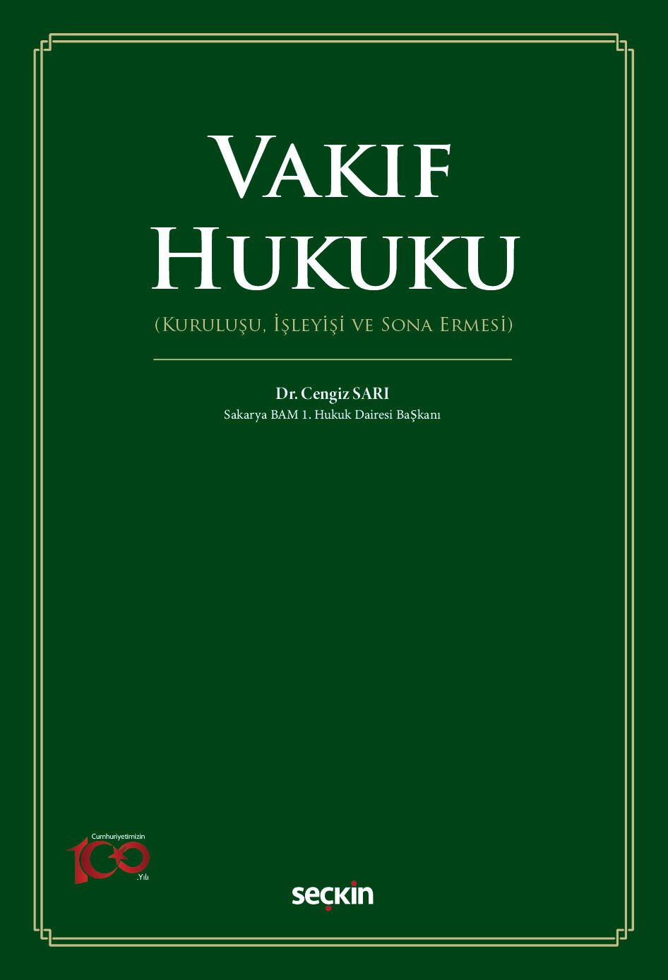 Vakıf Hukuku Seçkin Yayıncılık
