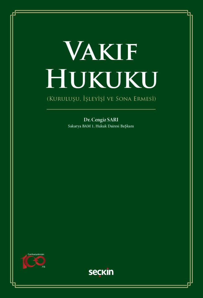 Vakıf Hukuku Seçkin Yayıncılık