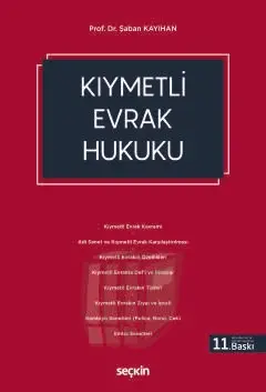 Kıymetli Evrak Hukuku Seçkin Yayıncılık