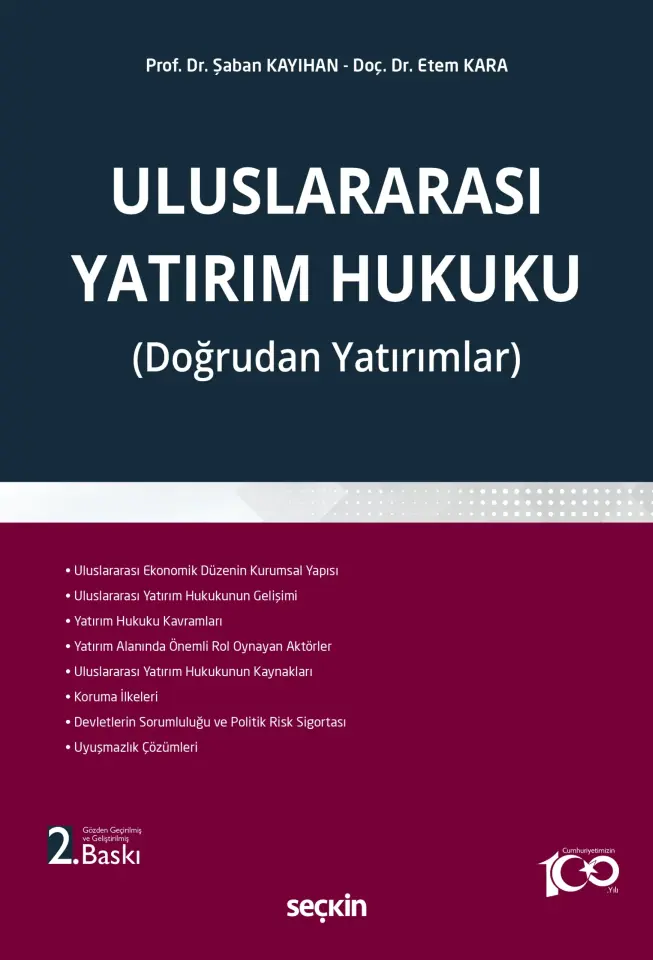 Uluslararası Yatırım Hukuku Seçkin Yayıncılık
