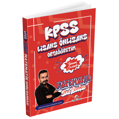 Dizgi Kitap 2026 KPSS Matematik Tamamı Çözümlü Soru Bankası Mertcan Güler