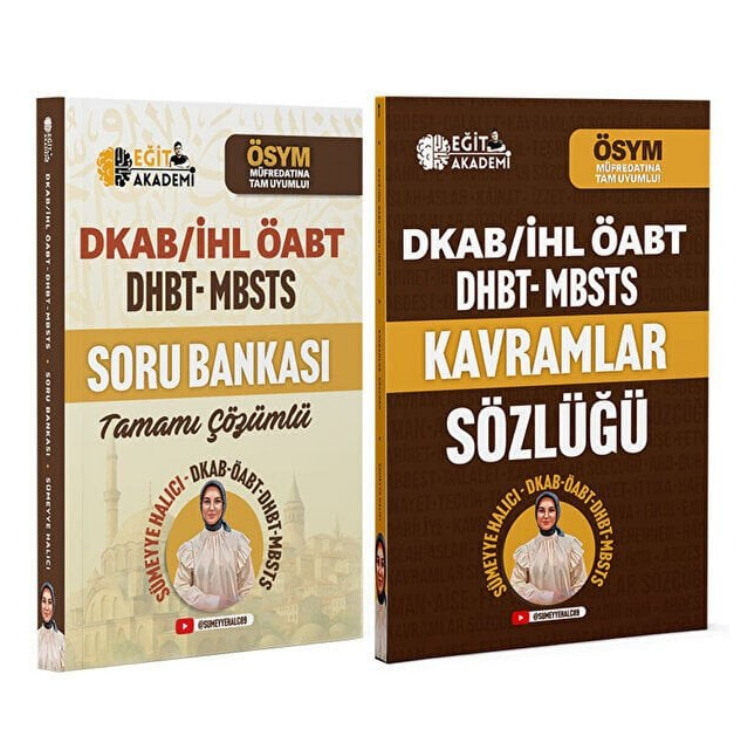 2026 ÖABT DKAB İHL MBSTS DHBT Soru Bankası Ve Kavramlar Sözlüğü Eğit Akademi