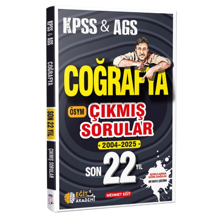 KPSS Coğrafya Son 22 Yıl Çıkmış Sorular Mehmet Eğit Eğit Akademi