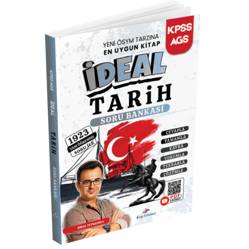2026 KPSS MEB AGS İdeal Tarih Tamamı PDF Çözümlü Soru Bankası Birol Yetimoğlu Dizgi Kitap