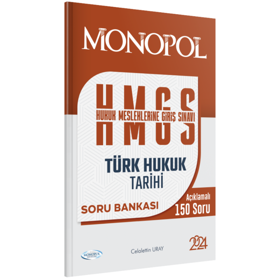 HMGS Türk Hukuk Tarihi Soru Bankası Monopol Yayınları