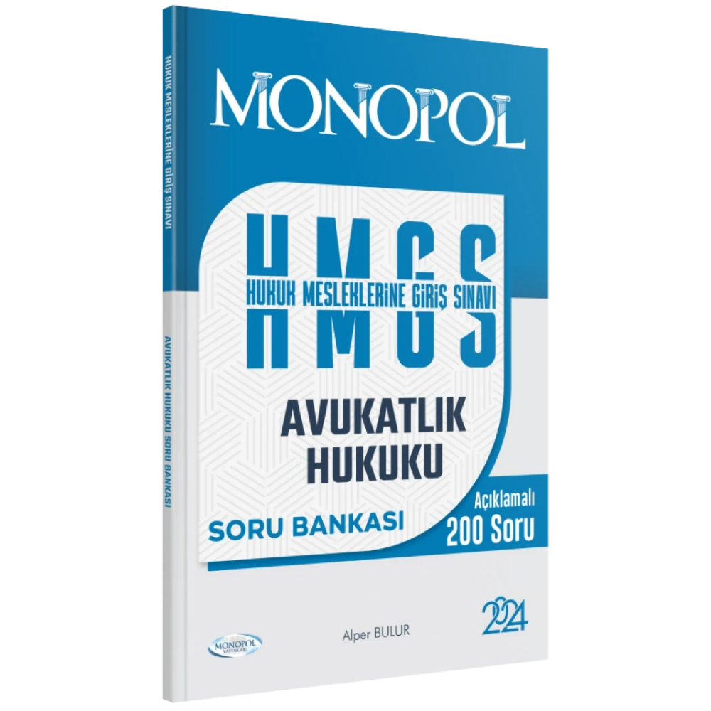 HMGS Avukatlık Hukuku Soru Bankası Monopol Yayınları