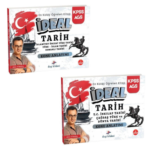 2026 KPSS MEB AGS İdeal Tarih Konu Anlatımı Birol Yetimoğlu 2 Cilt Dizgi Kitap