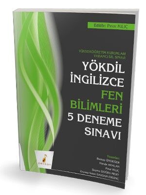 YÖKDİL İngilizce Fen Bilimleri 5 Deneme Sınavı Pelikan Yayınevi