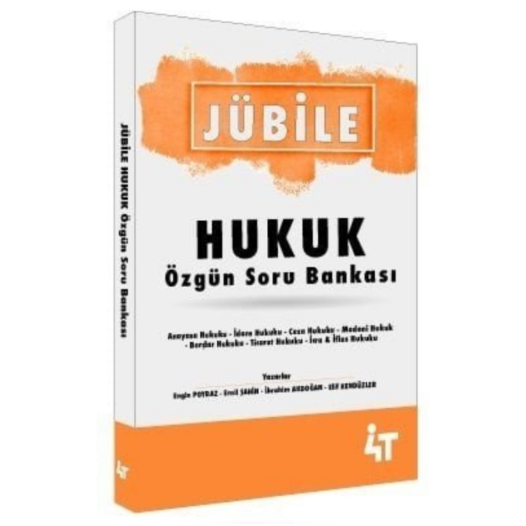 JÜBİLE HUKUK Özgün Soru Bankası 4T Yayınları