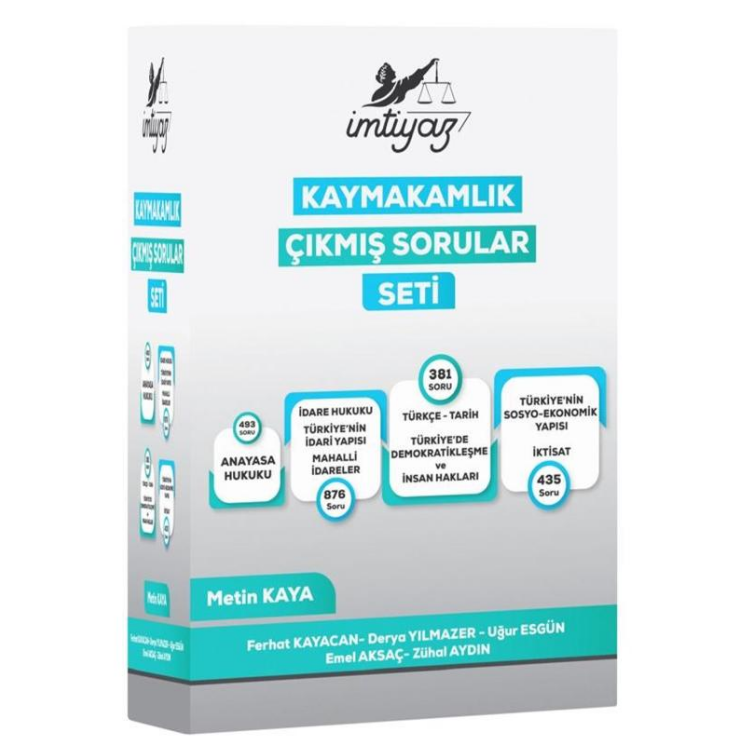 2026 Kaymakamlık Çıkmış Sorular Seti- İmtiyaz Yayıncılık