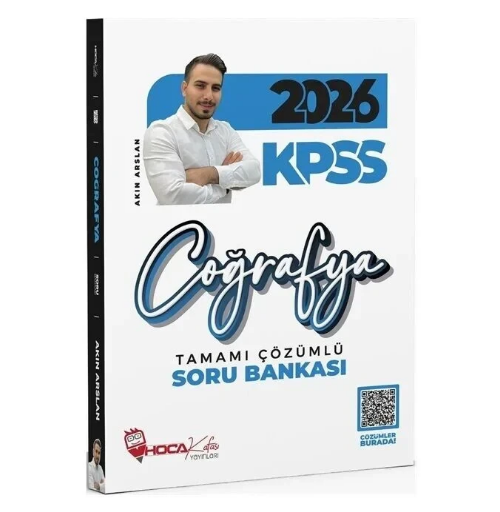 2026 KPSS Coğrafya Soru Bankası Çözümlü - Akın Arslan Hoca Kafası Yayınları