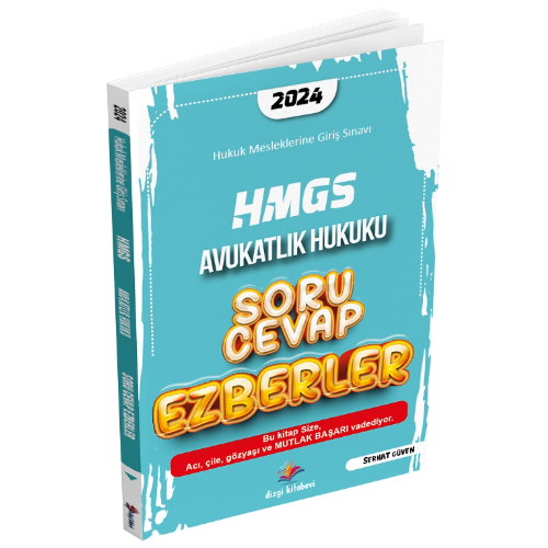 2024 HMGS Avukatlık Hukuku Soru Cevap Ezberler Dizgi Kitap Yayınları
