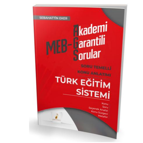 MEB - AGS Türk Eğitim Sistemi Soru Temelli Konu Anlatımı Pelikan Yayınevi