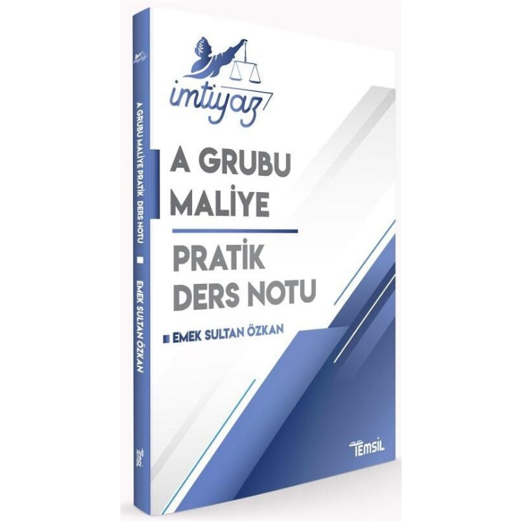 KPSS A Grubu Maliye Pratik Ders Notu- İmtiyaz Yayıncılık