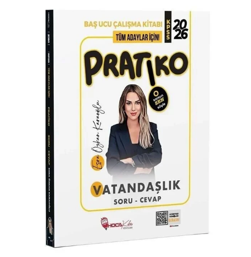 2026 KPSS Vatandaşlık Pratiko Soru Cevap Çalışma Kitabı - Esra Özkan Karaoğlu Hoca Kafası Yayınları