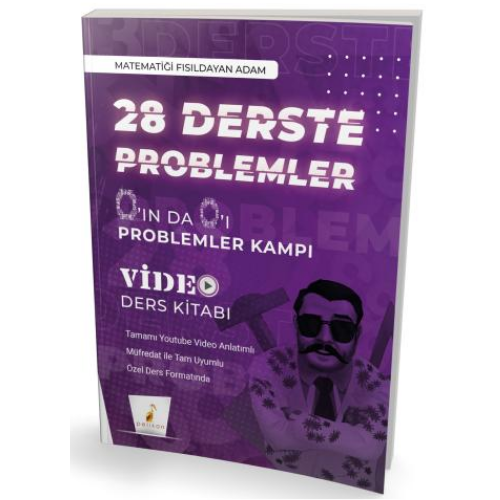 0'ın da 0'ı 28 Derste Problemler Kampı Video Ders Kitabı Pelikan Yayınları