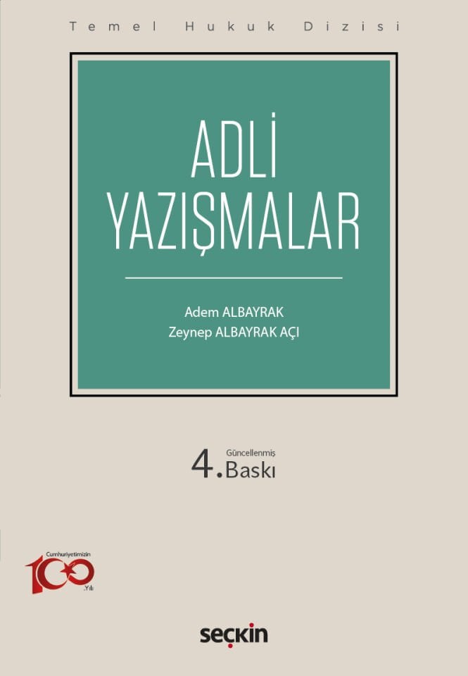 Adli Yazışmalar (THD) Seçkin Yayıncılık