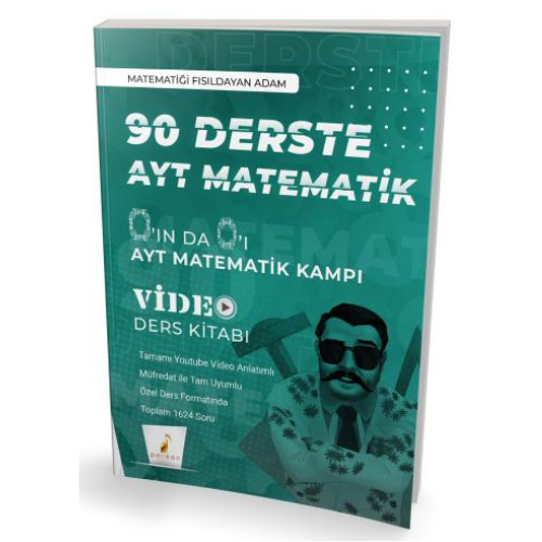 0'ın da 0'ı 90 Derste AYT Matematik Kampı Video Ders Kitabı Pelikan Yayınları