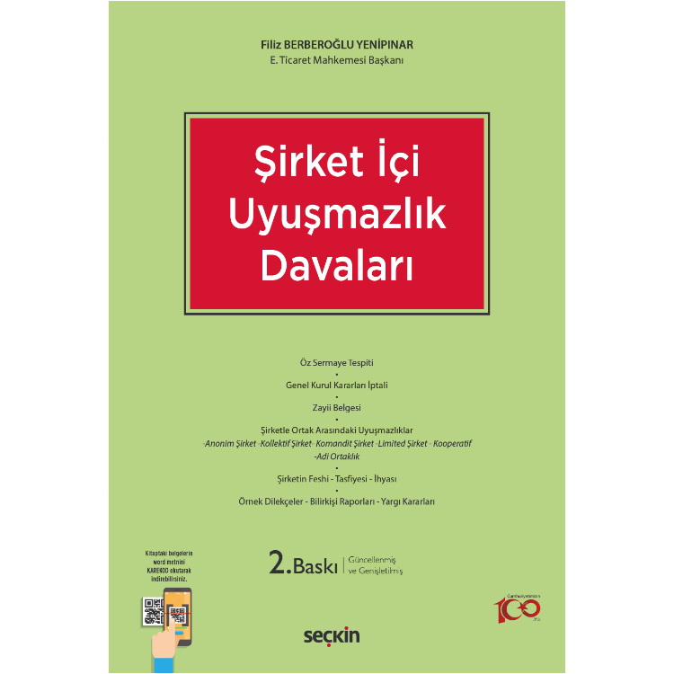 Şirket İçi Uyuşmazlık Davaları Seçkin Yayıncılık