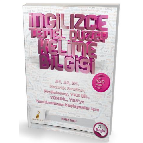 İngilizce Temel Düzey Kelime Bilgisi Pelikan Yayınevi