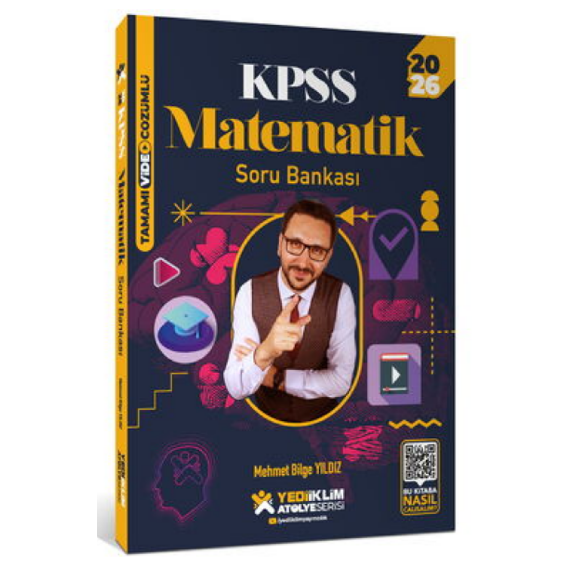 2026 KPSS Atölye Serisi Genel Yetenek Matematik Tamamı Video Çözümlü Soru Bankası Yediiklim Yayınları