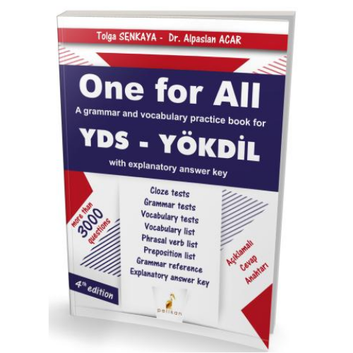 One For All A Grammar and Vocabulary Practice Book For YDS Pelikan Yayınevi