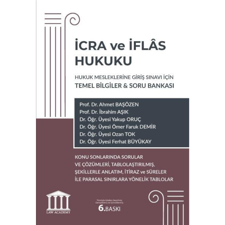 İcra ve İflas Hukuku Temel Bilgiler & Soru Bankası Adalet Yayınevi