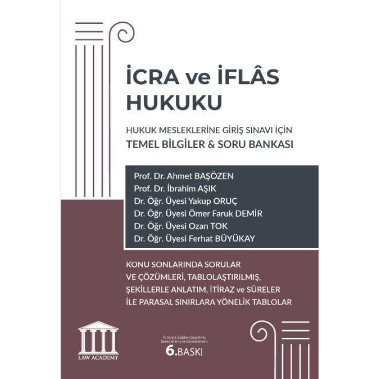 İcra ve İflas Hukuku Temel Bilgiler & Soru Bankası Adalet Yayınevi
