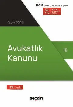 Avukatlık Kanunu Seçkin Yayıncılık