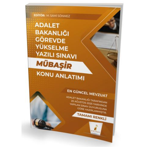 GYS Adalet Bakanlığı Görevde Yükselme Yazılı Sınavı Mübaşir Konu Anlatımı Pelikan Yayınevi