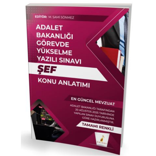 GYS Adalet Bakanlığı Görevde Yükselme Yazılı Sınavı Şef Konu Anlatımı Pelikan Yayınevi