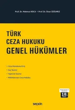 Türk Ceza Hukuku Genel Hükümler Seçkin Yayıncılık