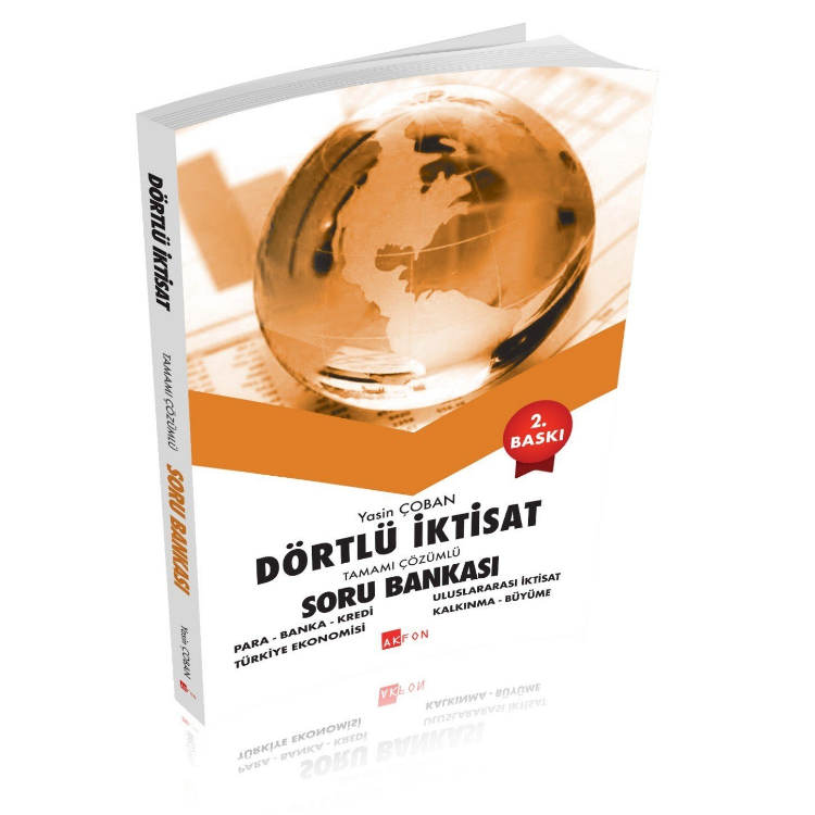 Mikro İktisat-Makro İktisat Tamamı Çözümlü Soru Bankası Yasin Çoban Akfon Yayınevi 2025