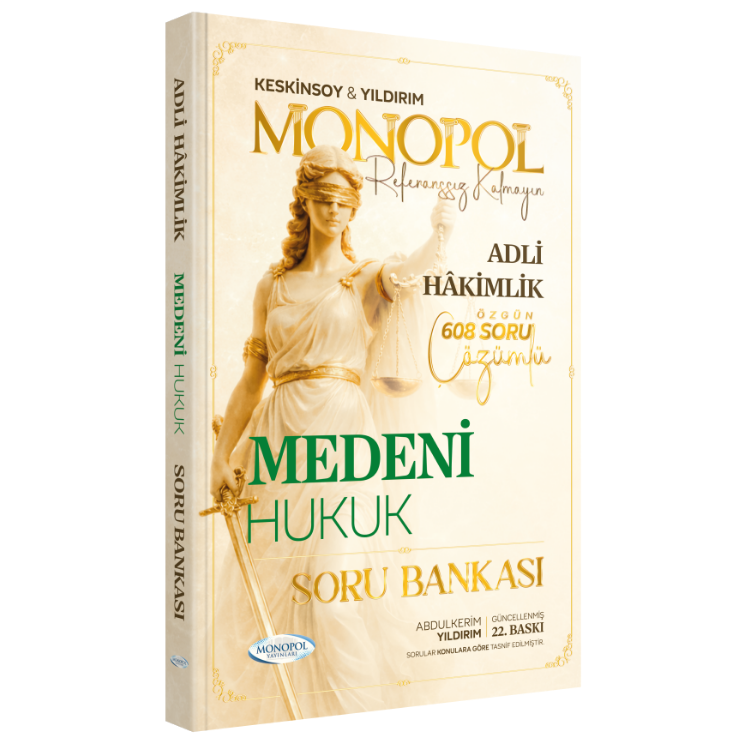 Hakimlik Medeni Hukuk Soru Bankası 22. Baskı Monopol Yayınları