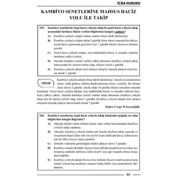 Hakimlik İcra ve İflas Hukuku Soru Bankası 22. Baskı Monopol Yayınları