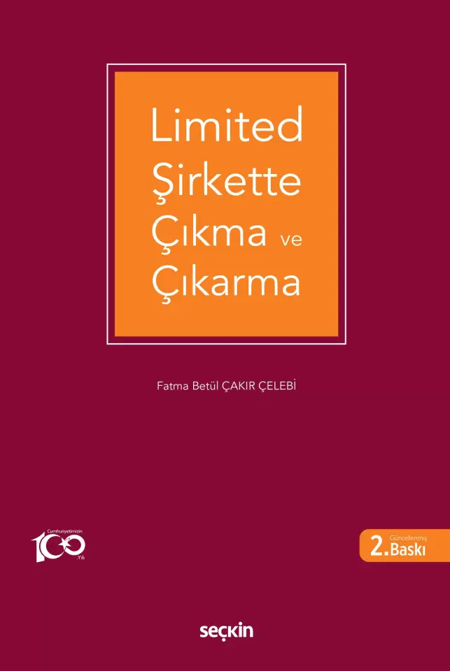 Limited Şirkette Çıkma ve Çıkarma Seçkin Yayıncılık