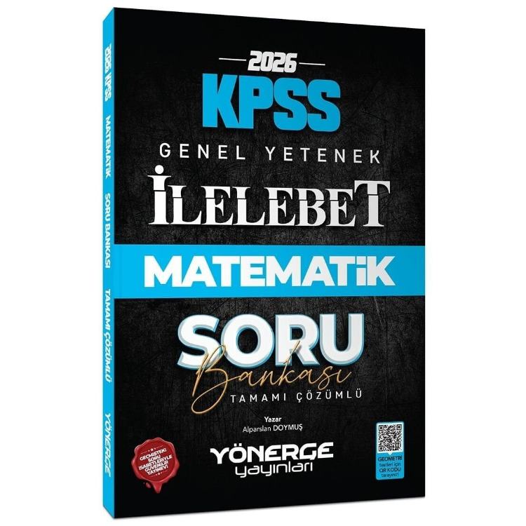 2026 KPSS Matematik İlelebet Soru Bankası Çözümlü - Alparslan Doymuş Yönerge Yayınları