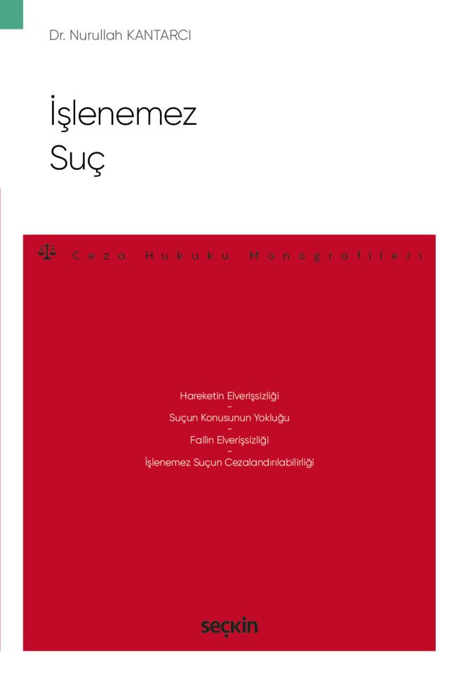 İşlenemez Suç  Seçkin Yayıncılık