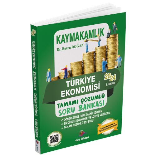 2024 Türkiye Ekonomisi Çözümlü Soru Bankası Dizgi Kitap Yayınları