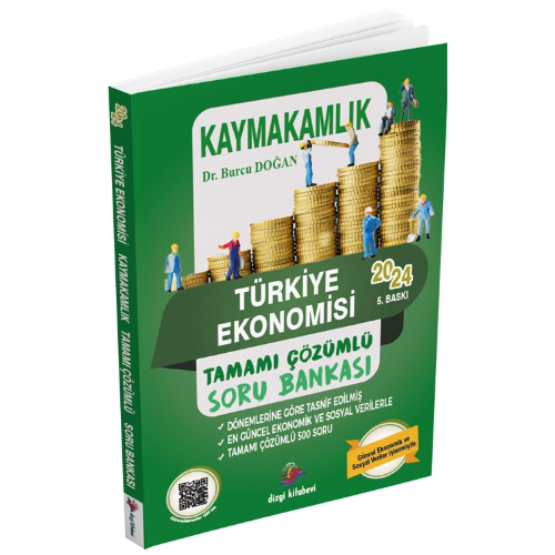 2024 Türkiye Ekonomisi Çözümlü Soru Bankası Dizgi Kitap Yayınları